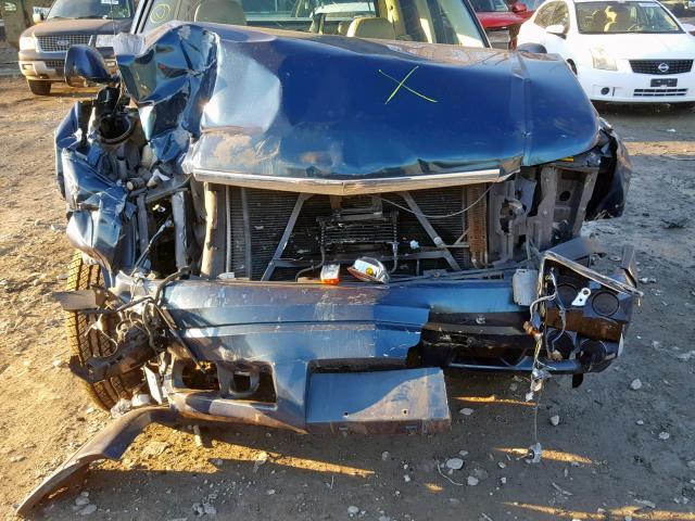 3GYEK62N05G177947 - 2005 CADILLAC ESCALADE E BLUE photo 9