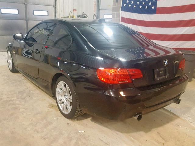 WBAKF9C53CE859218 - 2012 BMW 335 XI BLACK photo 3