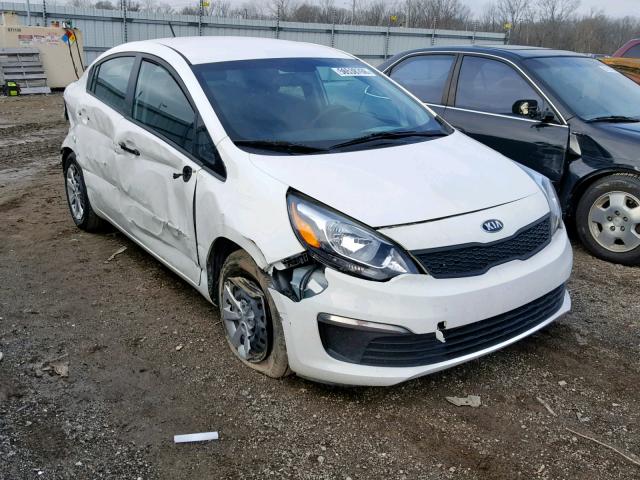 KNADM4A33G6664173 - 2016 KIA RIO LX WHITE photo 1