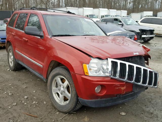 1J4HR58N85C631293 - 2005 JEEP GRAND CHER RED photo 1