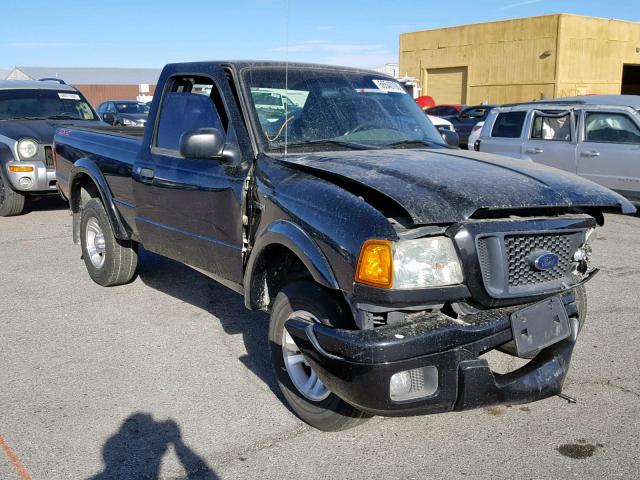 1FTYR10U64PA32370 - 2004 FORD RANGER BLACK photo 1