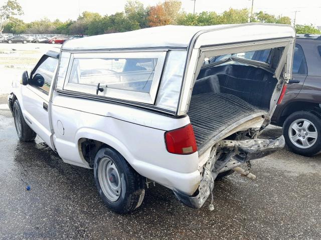 1GTCS14Z6S8536235 - 1995 GMC SONOMA WHITE photo 3