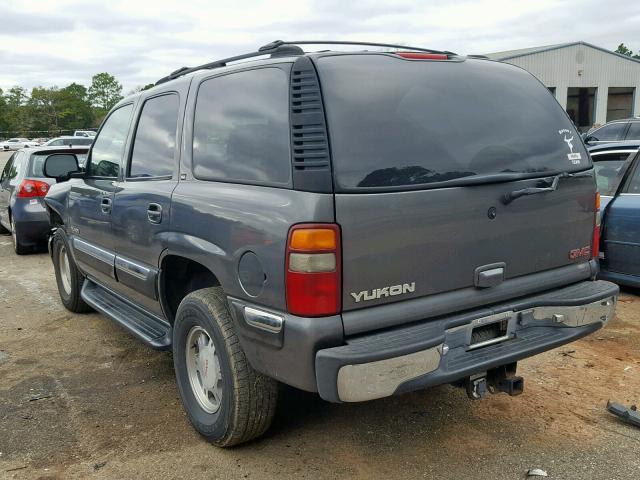 1GKEK13T2YJ152464 - 2000 GMC YUKON GRAY photo 3