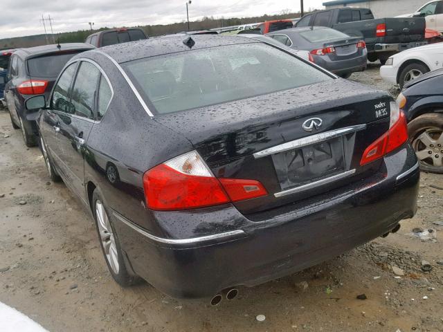 JNKCY01E89M802820 - 2009 INFINITI M35 BASE BLACK photo 3