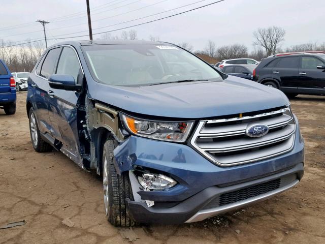 2FMPK4K98JBB66984 - 2018 FORD EDGE TITAN BLUE photo 1