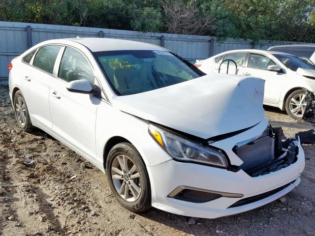 5NPE24AF0HH461532 - 2017 HYUNDAI SONATA SE WHITE photo 1