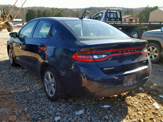 1C3CDFBB4FD226843 - 2015 DODGE DART SXT BLUE photo 3