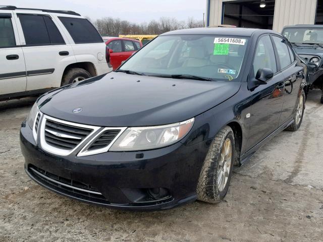 YS3FB49Y881014831 - 2008 SAAB 9-3 2.0T BLACK photo 2