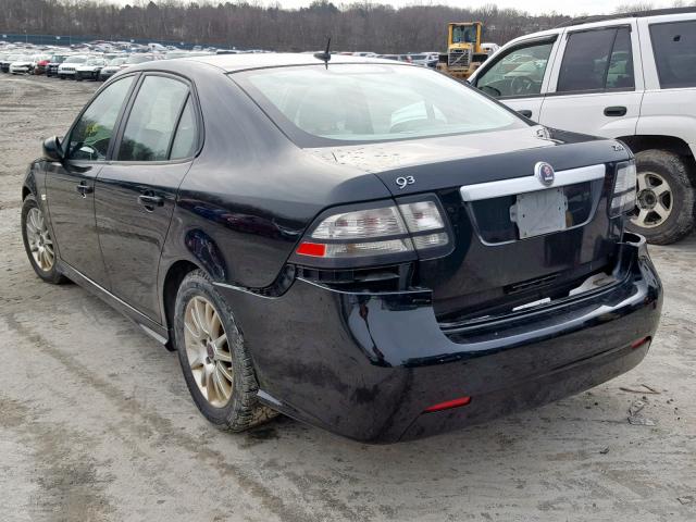 YS3FB49Y881014831 - 2008 SAAB 9-3 2.0T BLACK photo 3