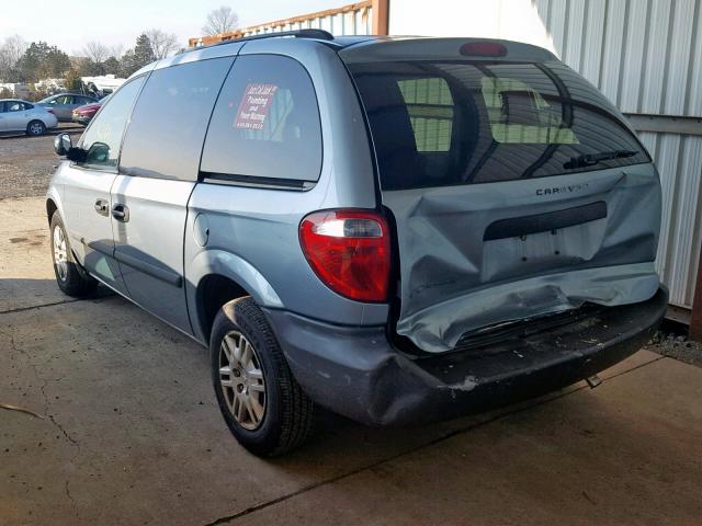 1D4GP25R66B728645 - 2006 DODGE CARAVAN SE GRAY photo 3