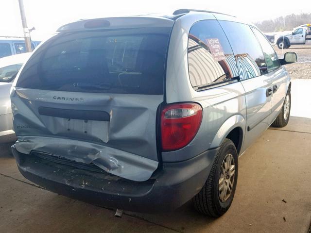 1D4GP25R66B728645 - 2006 DODGE CARAVAN SE GRAY photo 4