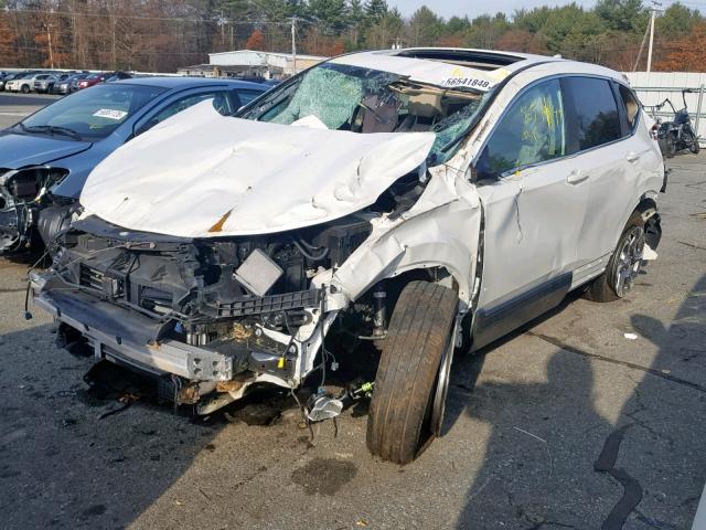 5J6RW2H85HL049730 - 2017 HONDA CR-V EXL WHITE photo 2