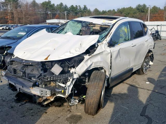 5J6RW2H85HL049730 - 2017 HONDA CR-V EXL WHITE photo 9