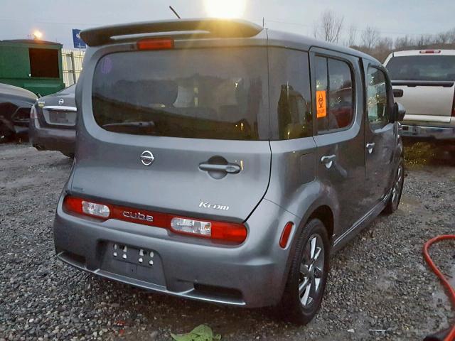 JN8AZ28R49T105035 - 2009 NISSAN CUBE BASE GRAY photo 4