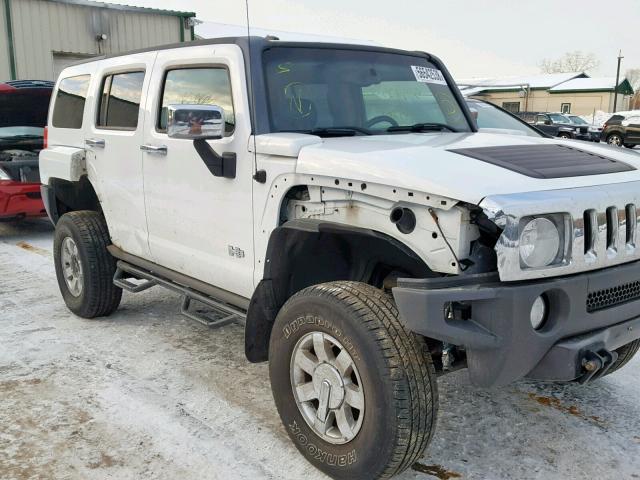 5GTDN136568313184 - 2006 HUMMER H3 WHITE photo 9