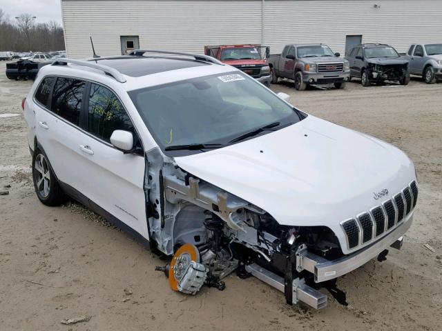 1C4PJMDN7KD257581 - 2019 JEEP CHEROKEE L WHITE photo 1