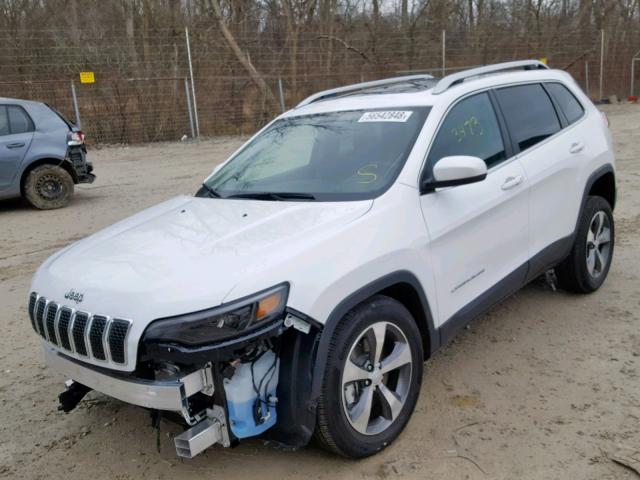 1C4PJMDN7KD257581 - 2019 JEEP CHEROKEE L WHITE photo 2