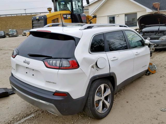 1C4PJMDN7KD257581 - 2019 JEEP CHEROKEE L WHITE photo 4