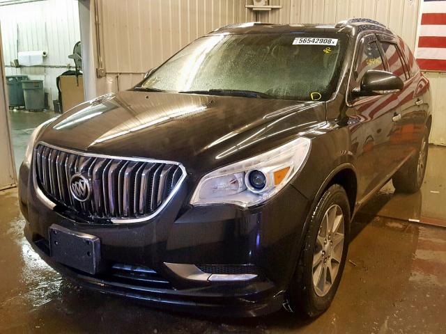 5GAKVCKD4DJ106433 - 2013 BUICK ENCLAVE BLACK photo 2