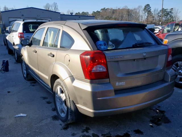 1B3HB28B58D751924 - 2008 DODGE CALIBER GOLD photo 3