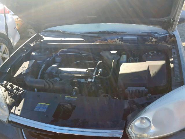 1G1ZS58F27F105890 - 2007 CHEVROLET MALIBU LS GRAY photo 7