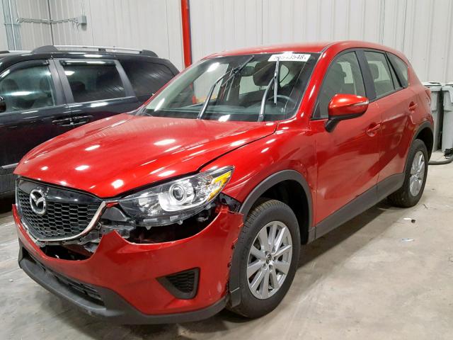 JM3KE4BY4F0477650 - 2015 MAZDA CX-5 SPORT RED photo 2