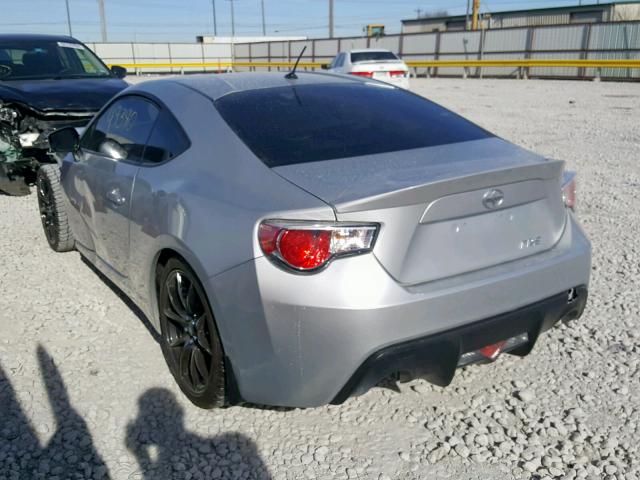 JF1ZNAA12D2700544 - 2013 TOYOTA SCION FR-S SILVER photo 3