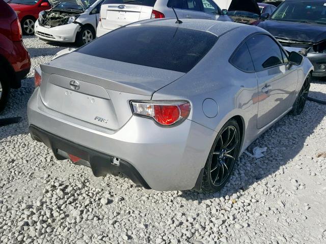 JF1ZNAA12D2700544 - 2013 TOYOTA SCION FR-S SILVER photo 4