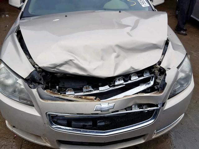 1G1ZC5EB7AF181353 - 2010 CHEVROLET MALIBU 1LT GOLD photo 9