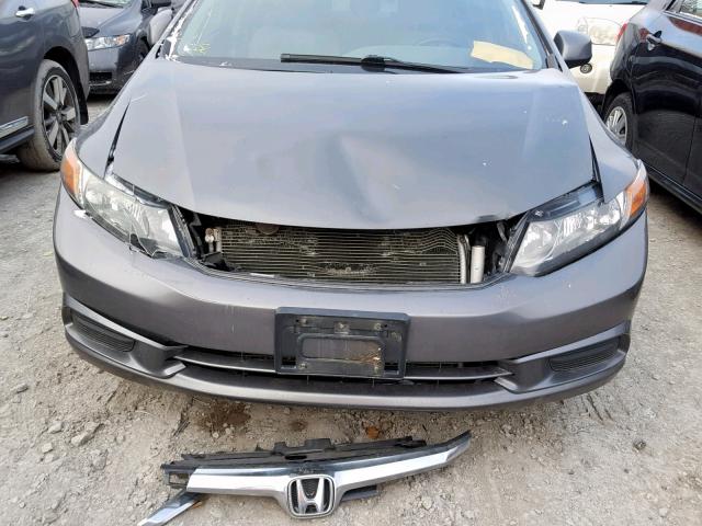 2HGFB2F92CH006597 - 2012 HONDA CIVIC EXL GRAY photo 9