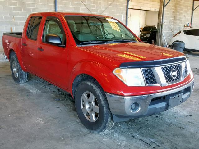 1N6AD07U78C420654 - 2008 NISSAN FRONTIER C RED photo 1