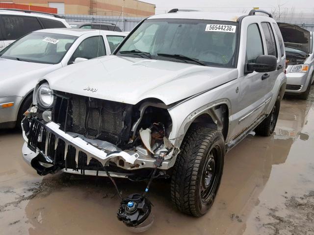 1J4GL58K15W559080 - 2005 JEEP LIBERTY LI SILVER photo 2