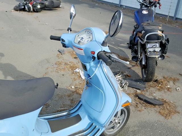 ZAPM448F195014512 - 2009 VESPA LX 150 BLUE photo 5