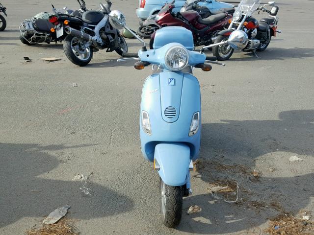 ZAPM448F195014512 - 2009 VESPA LX 150 BLUE photo 9