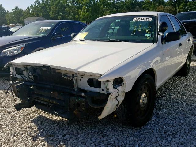 2FAHP71V59X118597 - 2009 FORD CROWN VICT WHITE photo 2