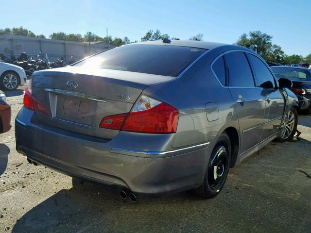 JNKAY01E88M600923 - 2008 INFINITI M35 BASE GRAY photo 4