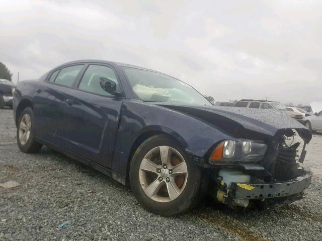 2C3CDXHG2CH247147 - 2012 DODGE CHARGER SX BLUE photo 1