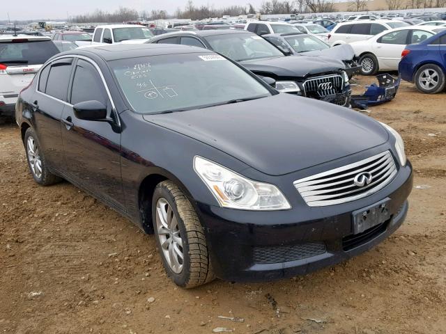 JNKCV61F49M051395 - 2009 INFINITI G37 BLACK photo 1