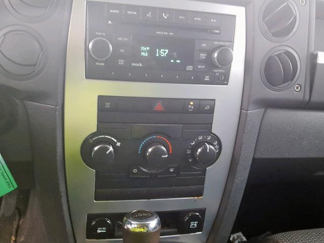 1J8HG48K39C530351 - 2009 JEEP COMMANDER Gümüş foto 9