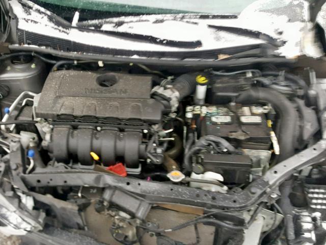 3N1AB7AP5HY399351 - 2017 NISSAN SENTRA S GRAY photo 7