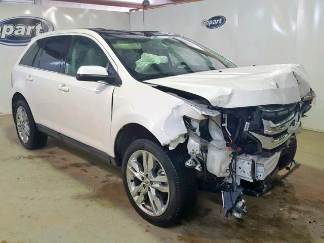 2FMDK3KC8BBA91987 - 2011 FORD EDGE LIMIT WHITE photo 1