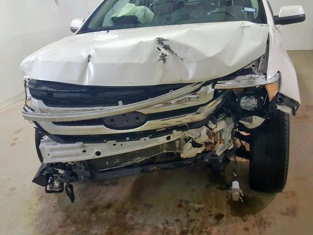 2FMDK3KC8BBA91987 - 2011 FORD EDGE LIMIT WHITE photo 7