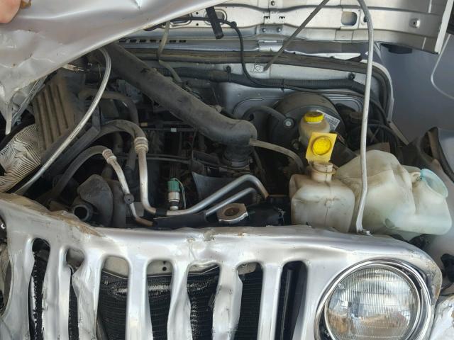 1J4FA29164P794797 - 2004 JEEP WRANGLER / SILVER photo 7