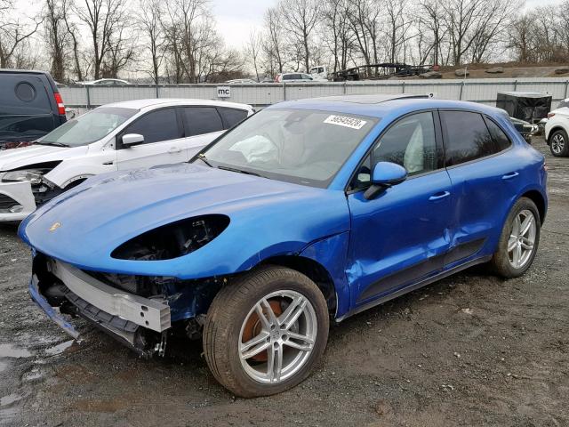 WP1AA2A54HLB83886 - 2017 PORSCHE MACAN BLUE photo 2