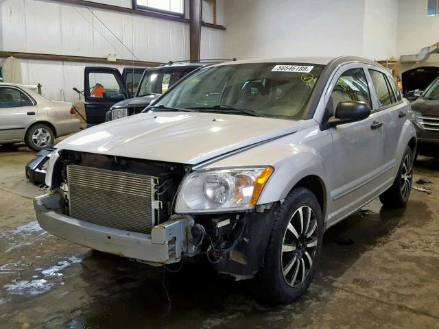 1B3HB48B27D335419 - 2007 DODGE CALIBER SX SILVER photo 2