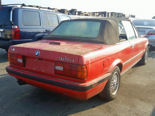 WBABB231XNEC30254 - 1992 BMW 325 IC AUT RED photo 4