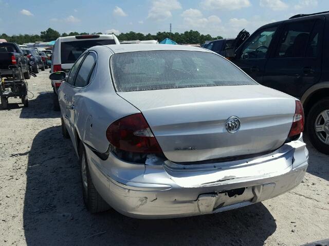 2G4WD532651313280 - 2005 BUICK LACROSSE C GRAY photo 3