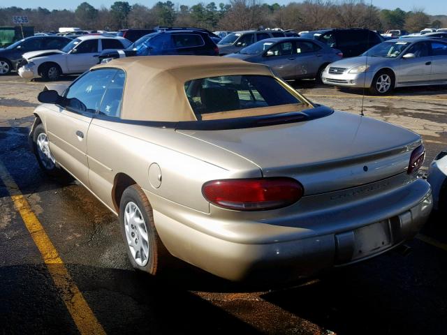 3C3EL45H8WT338197 - 1998 CHRYSLER SEBRING JX GOLD photo 3