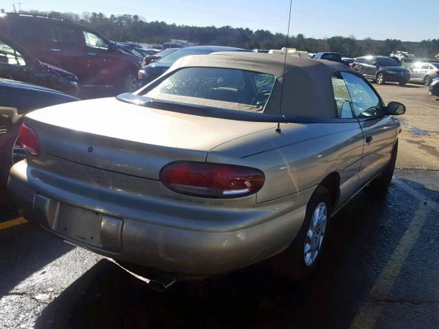 3C3EL45H8WT338197 - 1998 CHRYSLER SEBRING JX GOLD photo 4