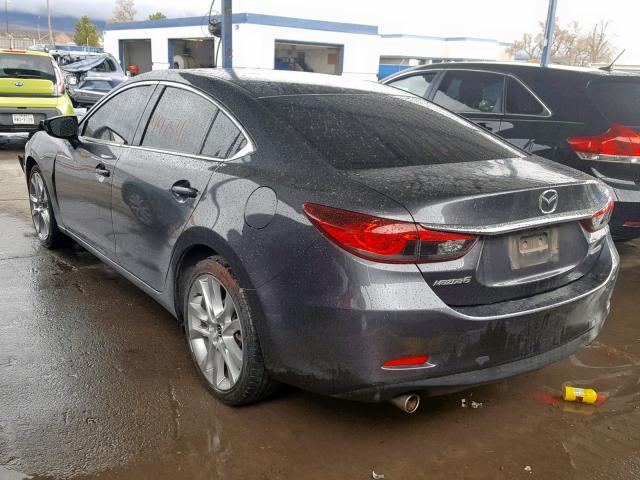 JM1GJ1V65E1145311 - 2014 MAZDA 6 TOURING GRAY photo 3